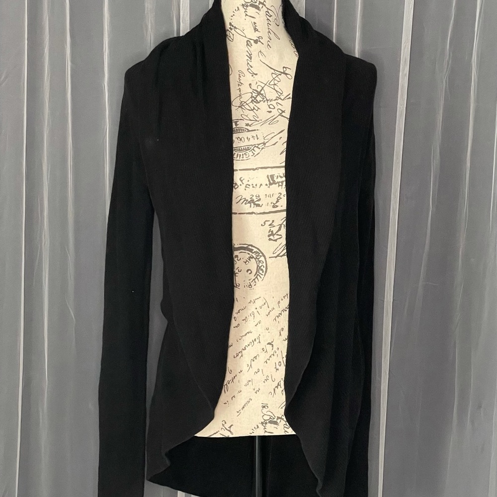 Express women’s long sleeve black knit cardigan